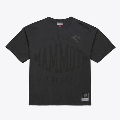 Mitchell & Ness Utah Mammoth Black Downtown Collection Premium T-Shirt