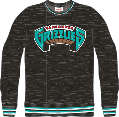 Mitchell & Ness Vancouver Grizzlies Black Winning Streak Fleece Crew Sweatshirt