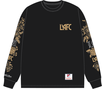 Mitchell & Ness Los Angeles FC Black Morning Haze Long Sleeve T-Shirt Lafc