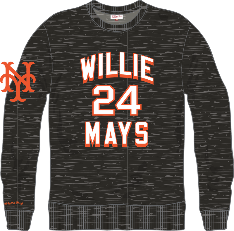 Mitchell & Ness Willie Mays San Francisco Giants Black Legends Collection Player Fleece
