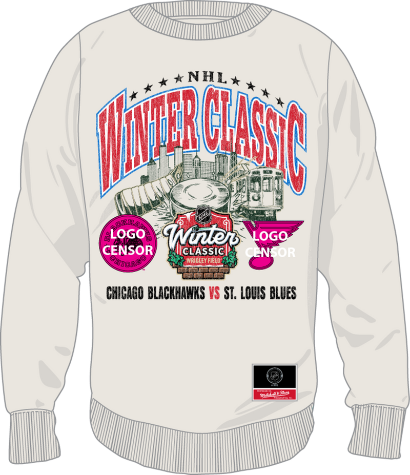 Mitchell & Ness Bone Wc 24 City Tour Crew Sweatshirt