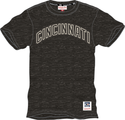 Mitchell & Ness Cincinnati Reds Black Gameday Classic T-Shirt