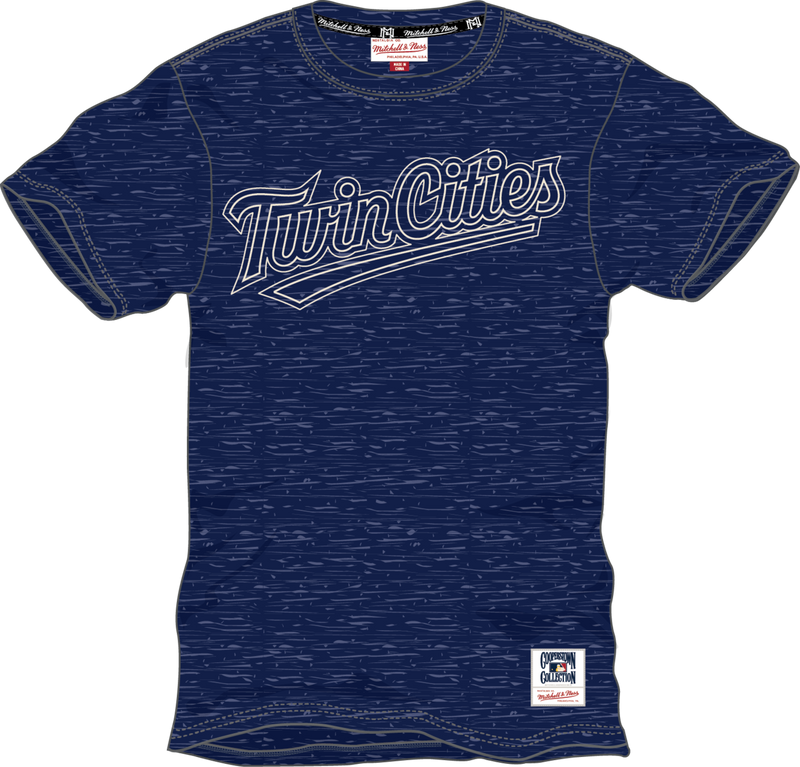 Mitchell & Ness Minnesota Twins Navy Gameday Classic T-Shirt
