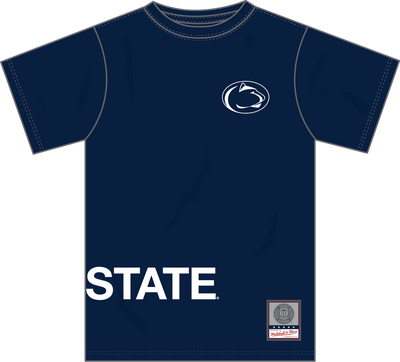 Mitchell & Ness Penn State Nittany Lions Navy Playoff Win Premium T-Shirt