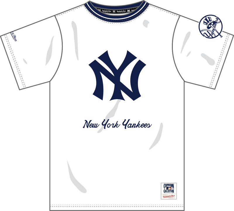 Mitchell & Ness New York Yankees Arctic White T-Shirt