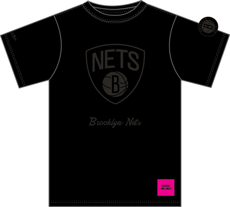 Mitchell & Ness Brooklyn Nets Black Phantom T-Shirt