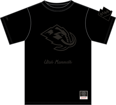 Mitchell & Ness Utah Mammoth Black Phantom T-Shirt