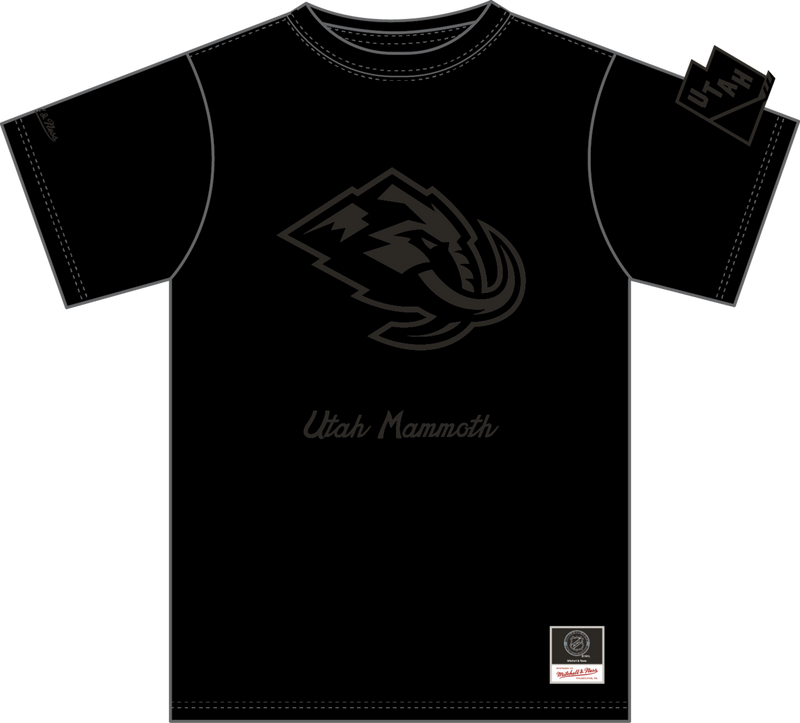 Mitchell & Ness Utah Mammoth Black Phantom T-Shirt