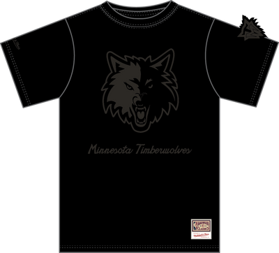 Mitchell & Ness Minnesota Timberwolves Black Phantom T-Shirt