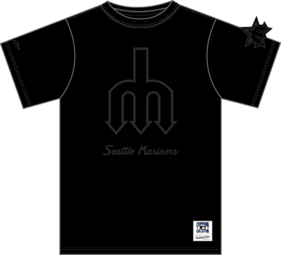 Mitchell & Ness Seattle Mariners Black Phantom T-Shirt