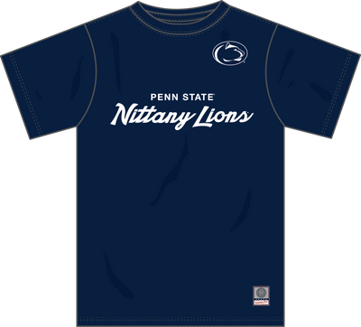 Mitchell & Ness Penn State Nittany Lions Navy Team Color Head Coach T-Shirt