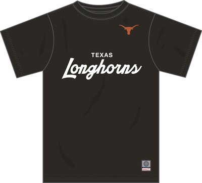 Mitchell & Ness University of Texas at Austin Black Team Color Head Coach T-Shirt Longhorns