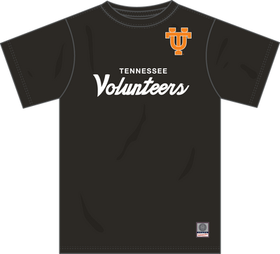 Mitchell & Ness University of Tennessee Black Team Color Head Coach T-Shirt Volunteers