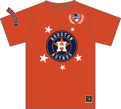 Mitchell & Ness Houston Astros Orange Pep Rally Premium T-Shirt
