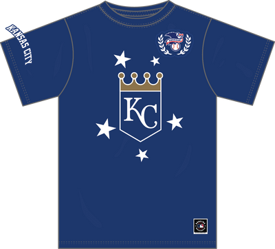 Mitchell & Ness Kansas City Royals Royal Pep Rally Premium T-Shirt