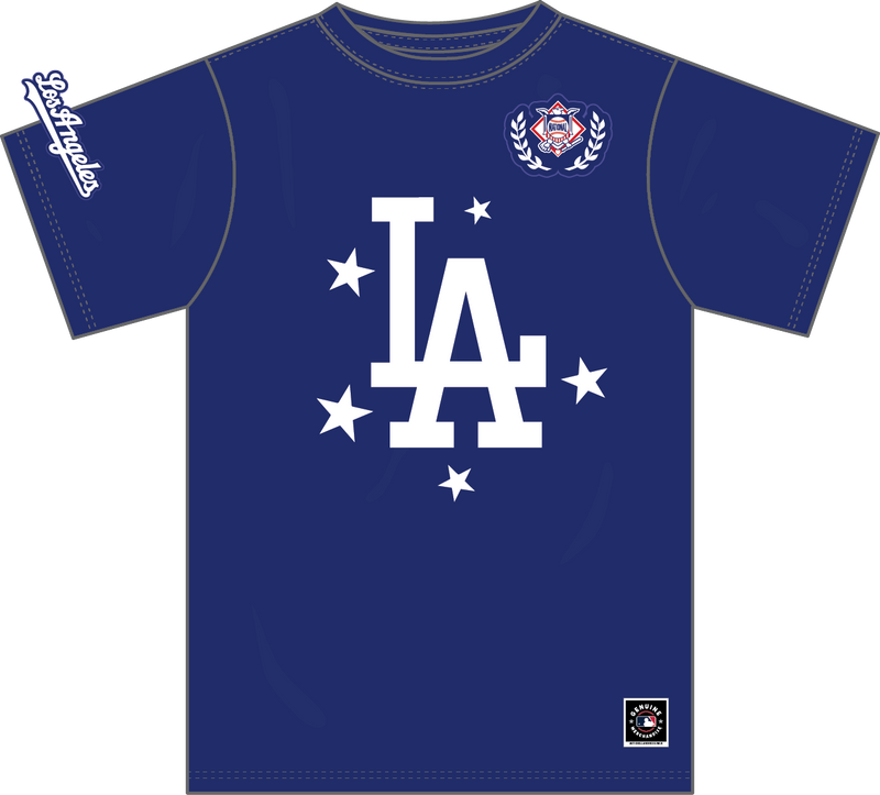 Mitchell & Ness Los Angeles Dodgers Royal Pep Rally Premium T-Shirt