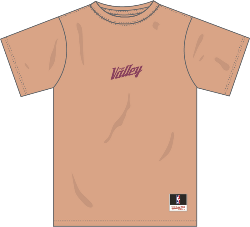 Mitchell & Ness Phoenix Suns Peach Insignia Premium T-Shirt