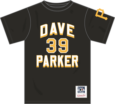 Mitchell & Ness Dave Parker Pittsburgh Pirates Black Player Collection Premium T-Shirt