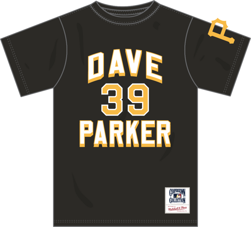 Mitchell & Ness Dave Parker Pittsburgh Pirates Black Player Collection Premium T-Shirt