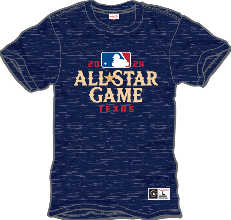 Mitchell & Ness MLB All-Star Navy Current Logo Legendary Slub T-Shirt