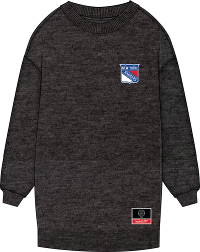 Mitchell & Ness Women's New York Rangers Graphic Heather Oversized Sweatshirt
