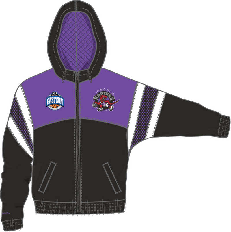 Mitchell & Ness Toronto Raptors Black Team Prospect Jacket