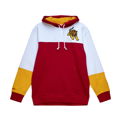 Mitchell & Ness Tuskegee University Red/White Fusion Fleece 2.0