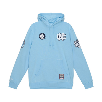 Mitchell & Ness University of North Carolina Light Blue Champ City Fleece Hoodie