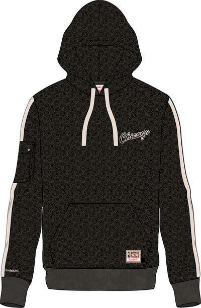 Mitchell & Ness Women's Chicago Bulls Black W Cozyfield Pullover Hoodie