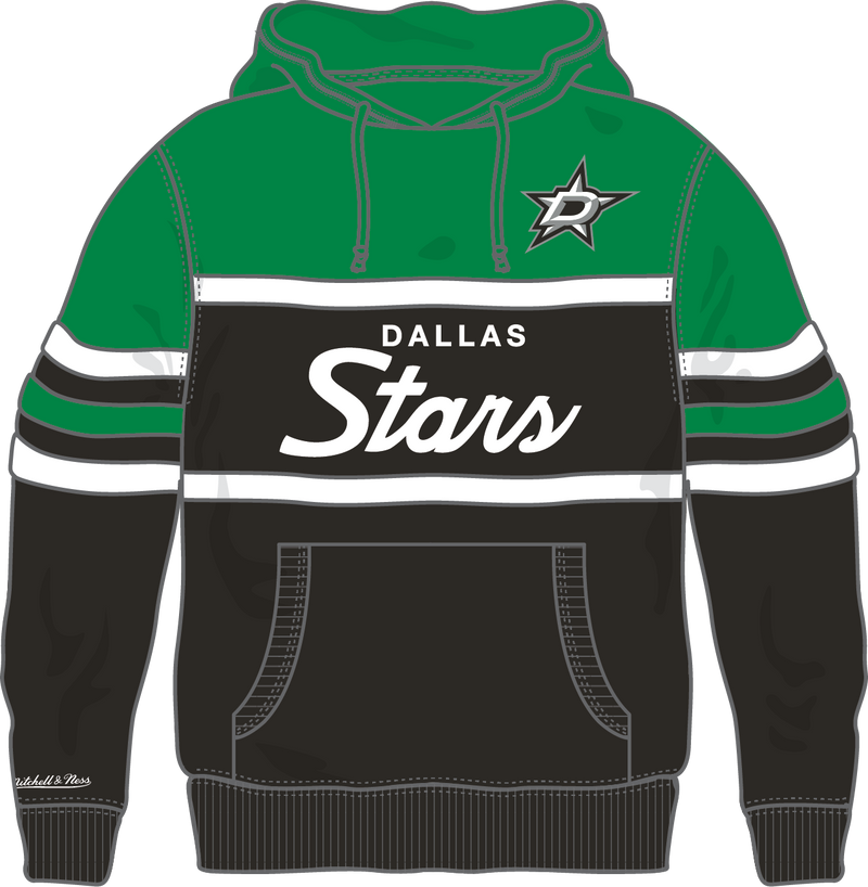 Mitchell & Ness Dallas Stars Kelly Green Head Coach Hoodie