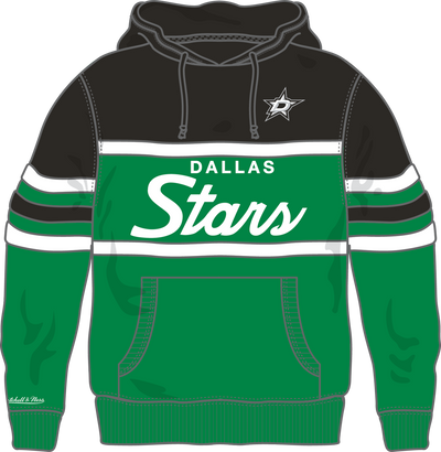 Mitchell & Ness Dallas Stars Kelly Green Head Coach Hoodie