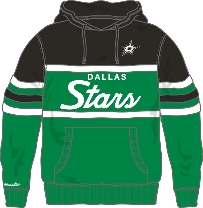 Mitchell & Ness Dallas Stars Kelly Green Head Coach Hoodie