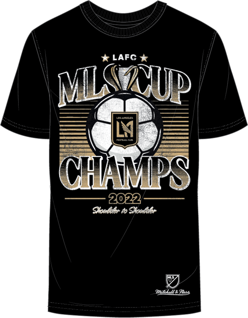 Mitchell & Ness Los Angeles FC Black Champs Legacy T-Shirt Lafc