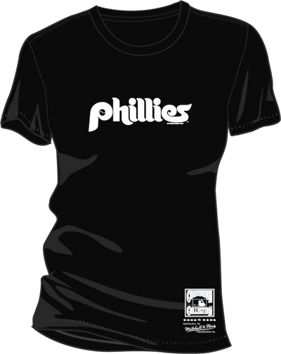 Mitchell & Ness Women's Philadelphia Phillies Black Basic Wordmark 2
