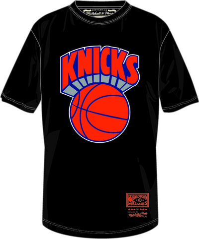 Mitchell & Ness New York Knicks Black Basic Logo 2