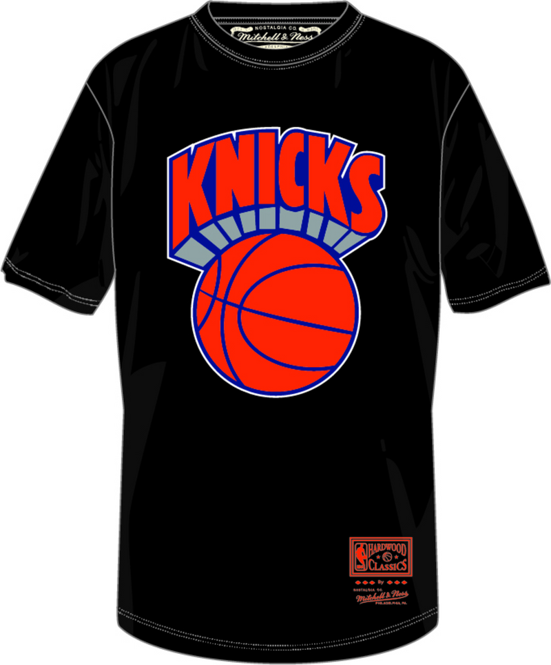 Mitchell & Ness New York Knicks Black Basic Logo 2