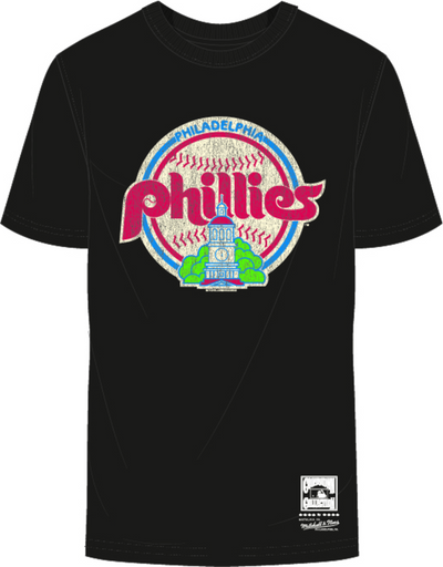 Mitchell & Ness Philadelphia Phillies Charcoal Under the Lights T-Shirt