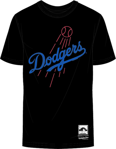 Mitchell & Ness Los Angeles Dodgers Black Under the Lights T-Shirt