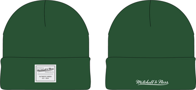 Mitchell & Ness Green Trotter Knit Hat
