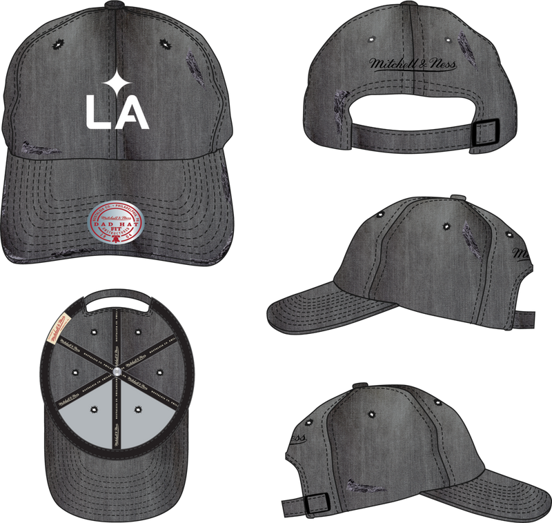 Mitchell & Ness LA Galaxy Black Ggpa Strapback Hat