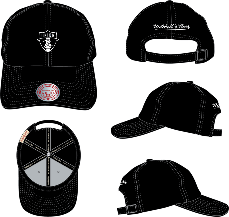 Mitchell & Ness Philadelphia Union Black Perfect Strapback Hat