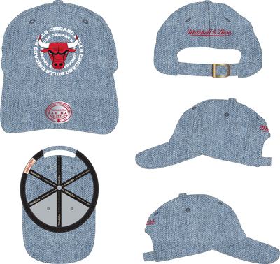 Mitchell & Ness Chicago Bulls Blue Summer Breeze Strapback Hat
