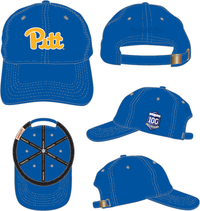 Mitchell & Ness University of Pittsburgh Royal Script Dad Hat Panthers