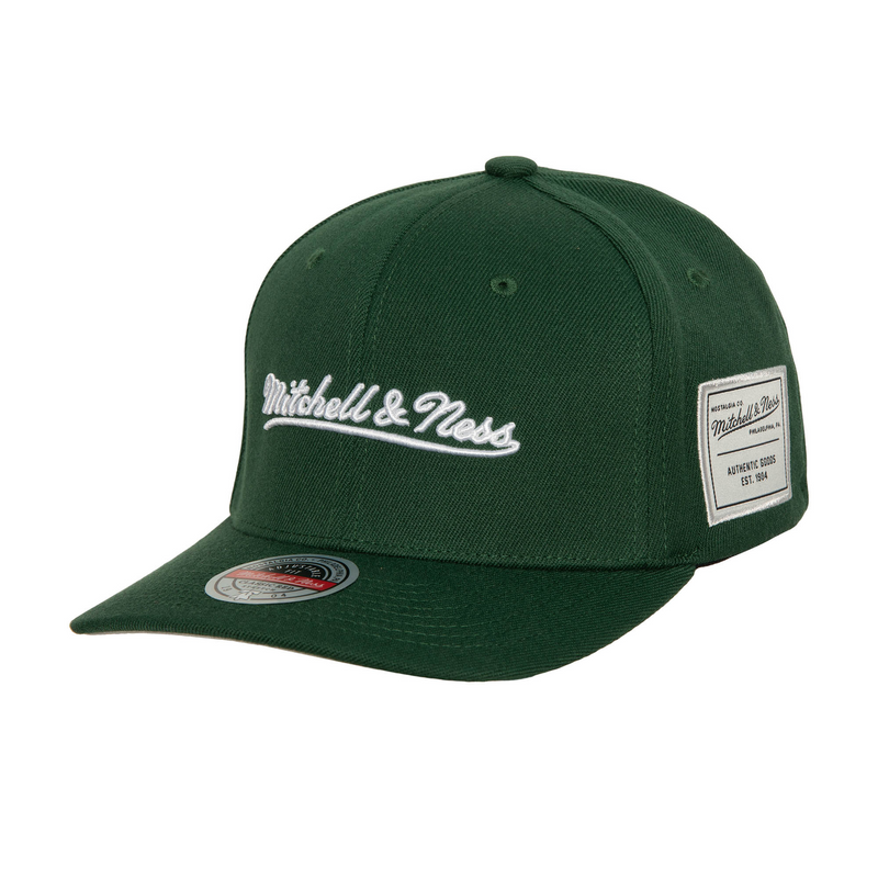 Mitchell & Ness Hunter Green Comfy Core Stretch Snapback Hat