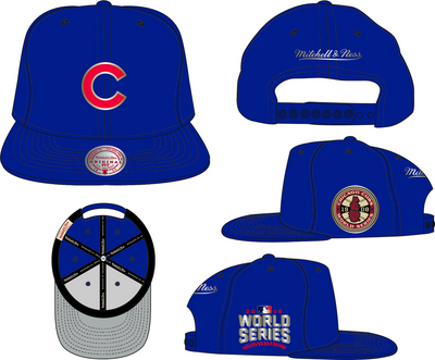 Mitchell & Ness Chicago Cubs Blue Champ'd Up Snapback Hat