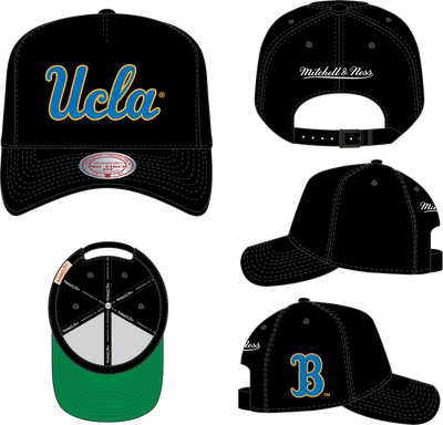 Mitchell & Ness UCLA Black Kicking Wool Pro Strapback Hat