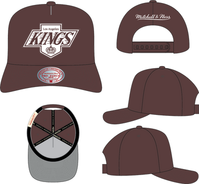 Mitchell & Ness Los Angeles Kings Dark Purple Vintage Fashion Basic Pro Snapback Hat