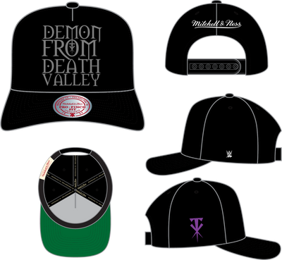 Undertaker Mitchell & Ness Black Statement Pro Snapback Hat