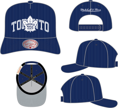Mitchell & Ness Toronto Maple Leafs Blue Arch Stamp Pro Snapback Hat