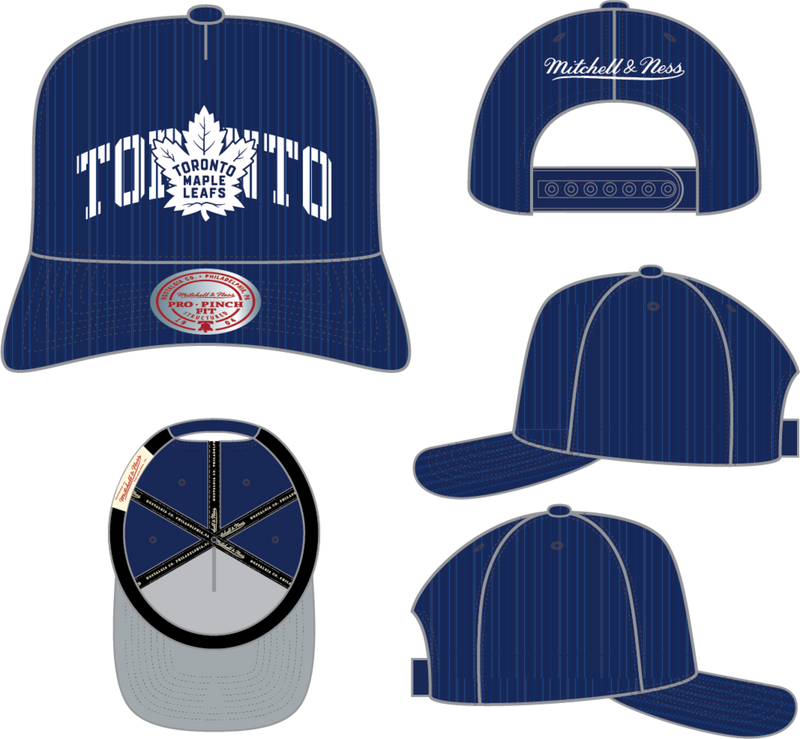 Mitchell & Ness Toronto Maple Leafs Blue Arch Stamp Pro Snapback Hat